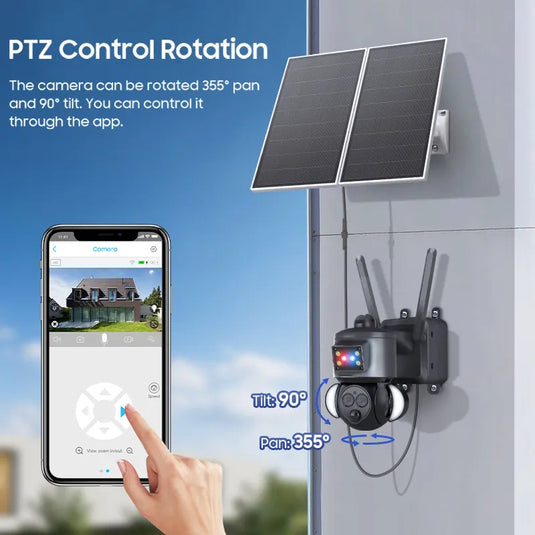 6MP Solar  Camera  24/7 recording 4G / WIFI