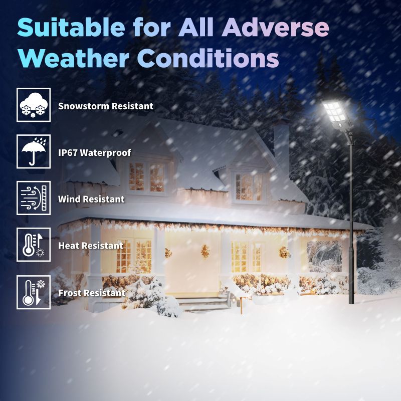 Load image into Gallery viewer, 90W solar street light 9000 lumens
