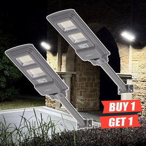 60W solar street lights -6,000 lumens