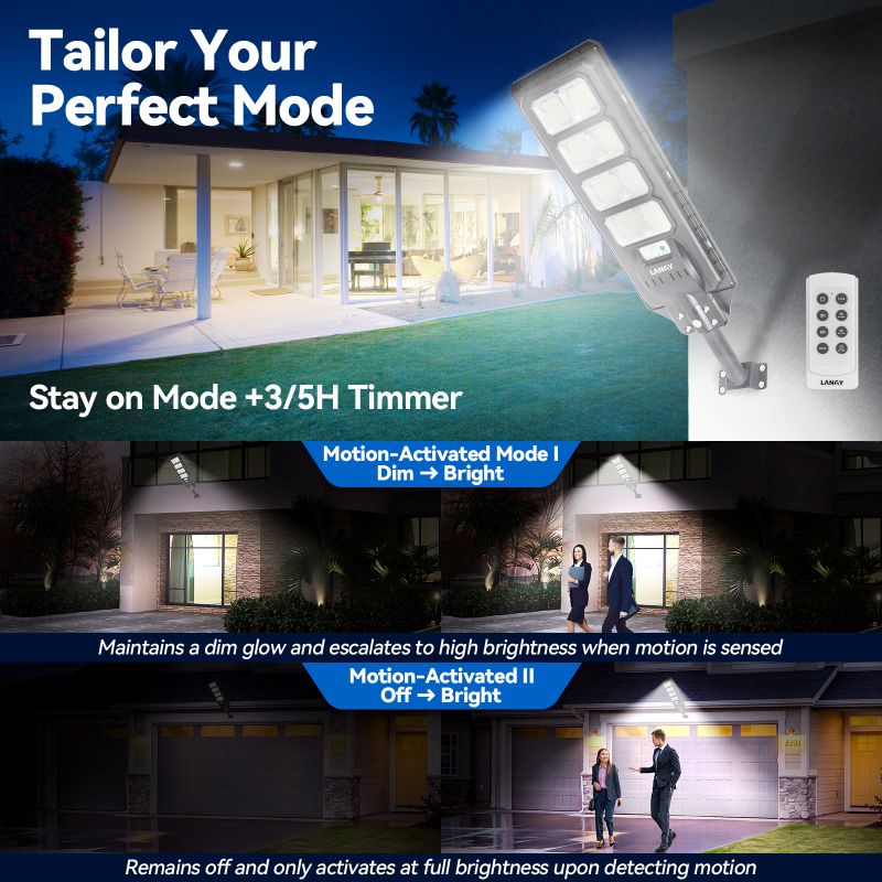 Load image into Gallery viewer, 4 pack 200W solar street lights 25000 lumens
