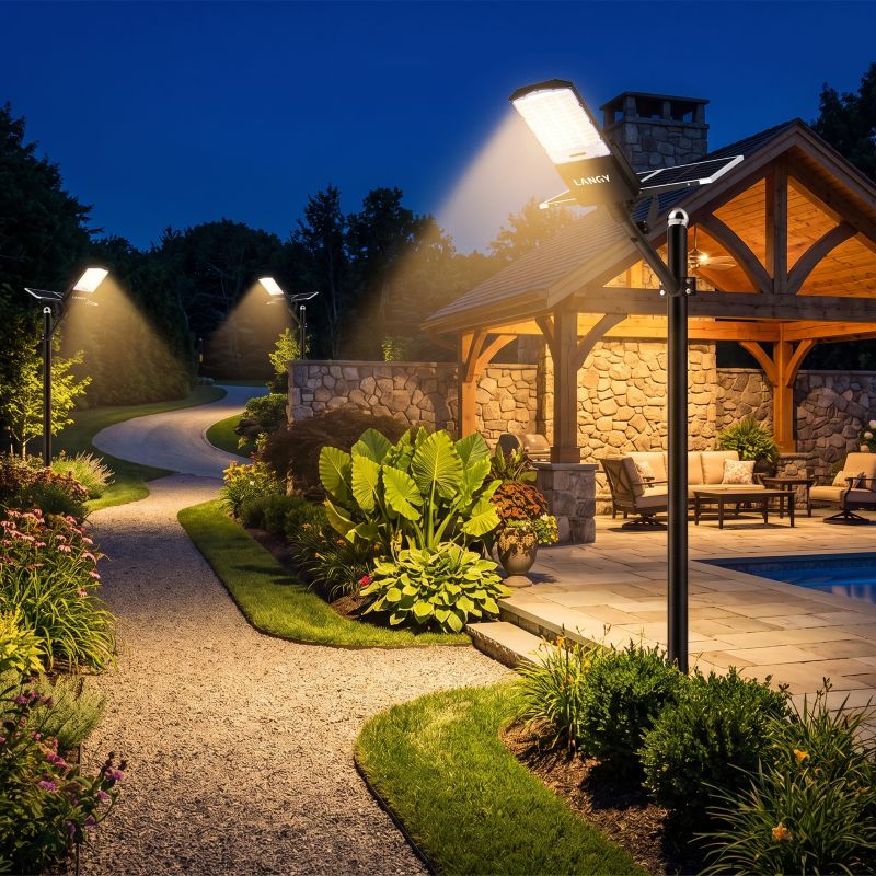 Load image into Gallery viewer, 1800W Solar parking lot lights  50,000 lumens
