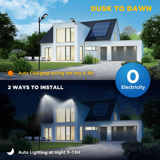 60W 90W Solar street light -Upgraded ES04