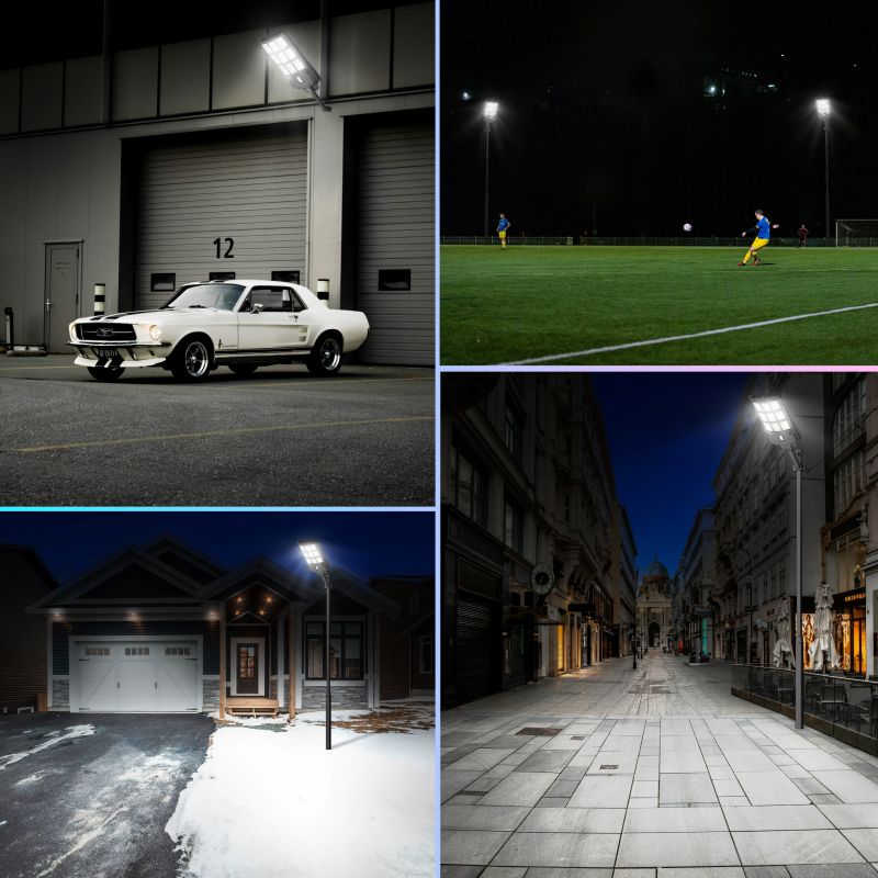 Load image into Gallery viewer, 90W solar street light 9000 lumens
