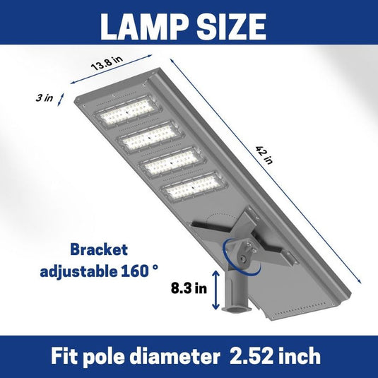 100 W 150 W 200 W Commercial solar street light-Stay on