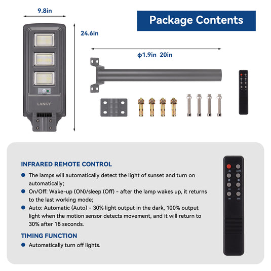 LANGY All in one solar street light -premium series