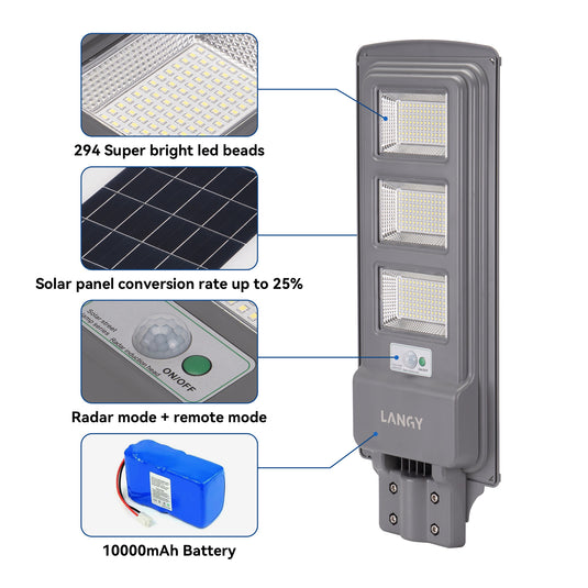 Load image into Gallery viewer, LANGY All in one solar street light -premium series
