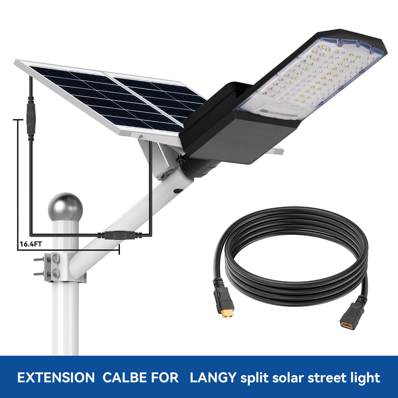 Load image into Gallery viewer, Extension cable for split solar street light
