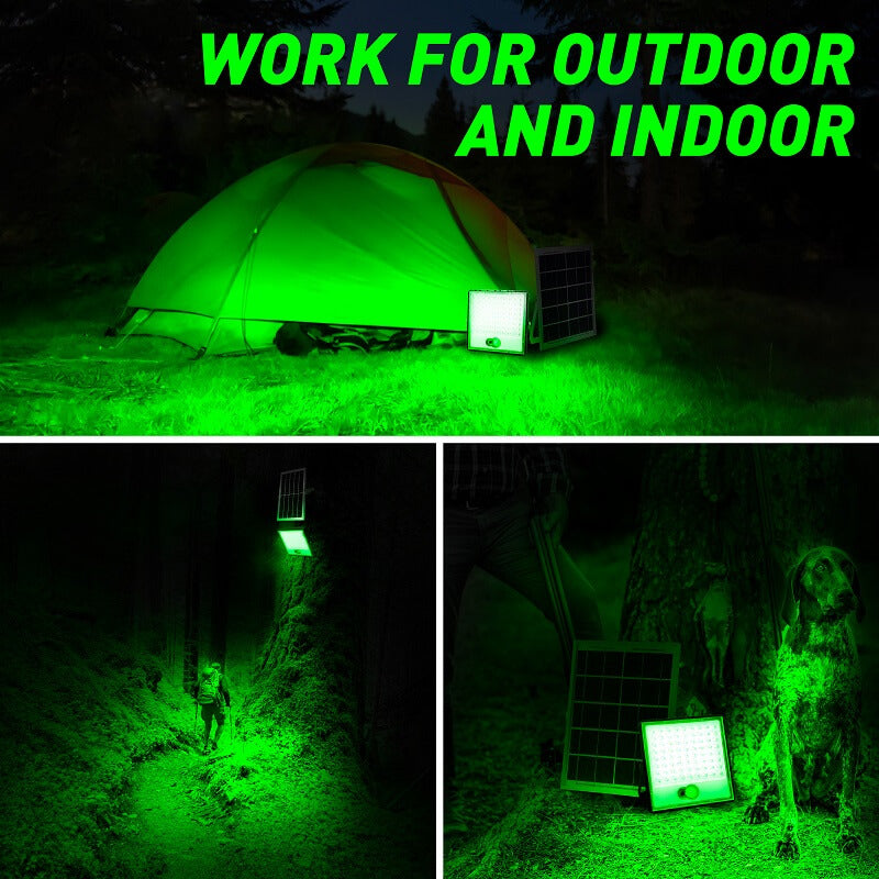 Load image into Gallery viewer, Solar Green Floodlight for Night Hunting -10,000 lumens
