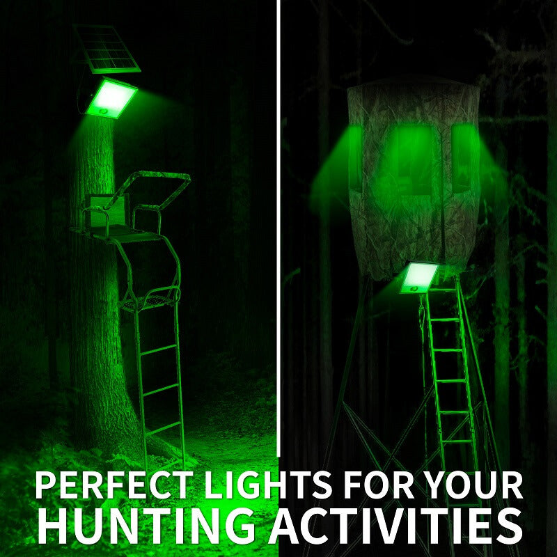 Load image into Gallery viewer, Solar Green Floodlight for Night Hunting -10,000 lumens
