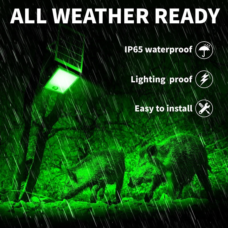 Load image into Gallery viewer, Solar Green Floodlight for Night Hunting -10,000 lumens
