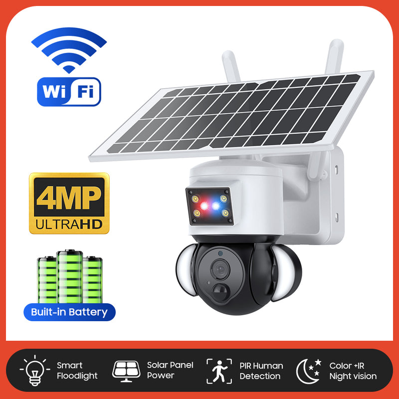 Load image into Gallery viewer, 2K HD 4MP  Solar Security  Camera  wireless 4G / WIFI
