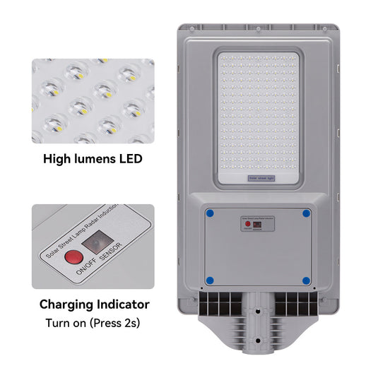 2 Pack 300 W all in one  solar street light 25000 lumens