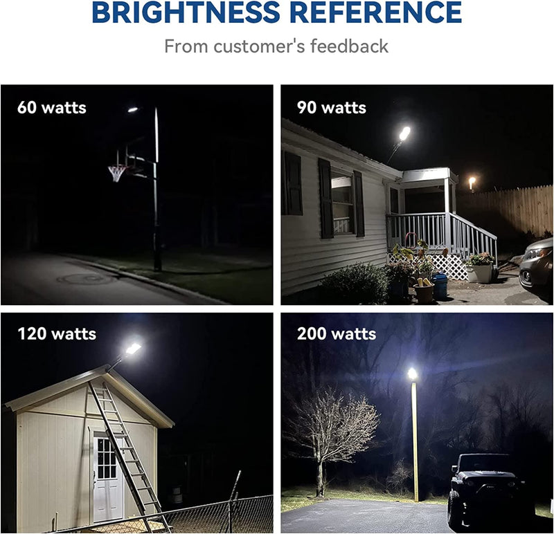 Load image into Gallery viewer, 4 Pack Langy solar parking lots lights 9000 lumens （bracket included) Langy Solar Lighting
